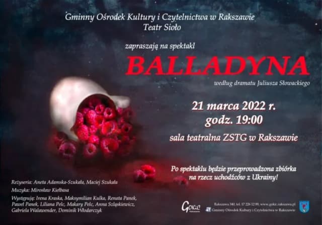 Zaproszenie na spektakl Balladyna – poznaj szczegóły i terminy wydarzeń Zaproszenie na spektakl Balladyna – poznaj szczegóły i terminy wydarzeń