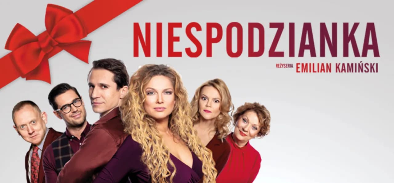 Niespodzianka spektakl - zaskakująca komedia pełna intryg i emocji Niespodzianka spektakl - zaskakująca komedia pełna intryg i emocji